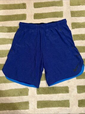 Nike Men’s Royal Blue Layered Athletic Shorts